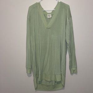 Soft long sleeve v neck